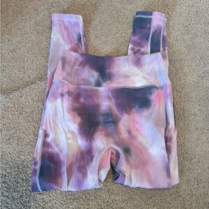 Buffbunny purple swirl leggings